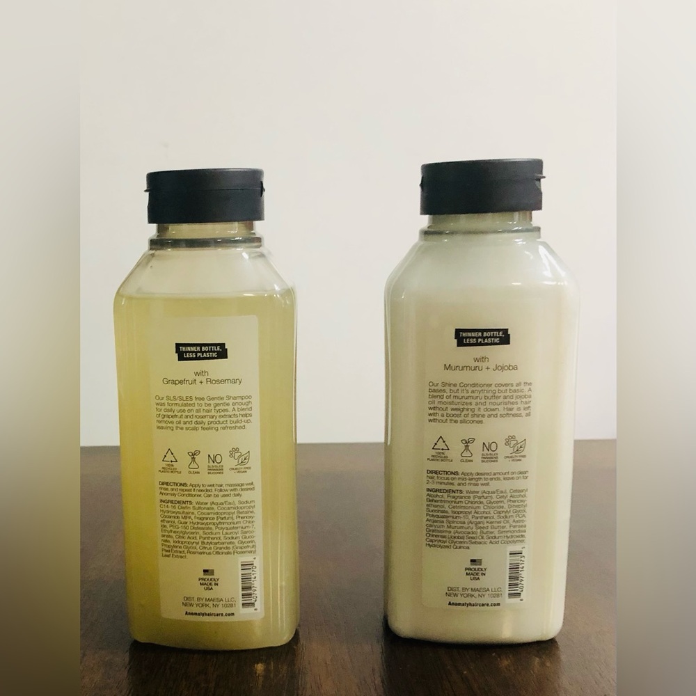 Shine conditioner w/ murumuru+jojoba/ Gentle shampoo w/ gratefruit+rosmery.11oz - Picture 2 of 5